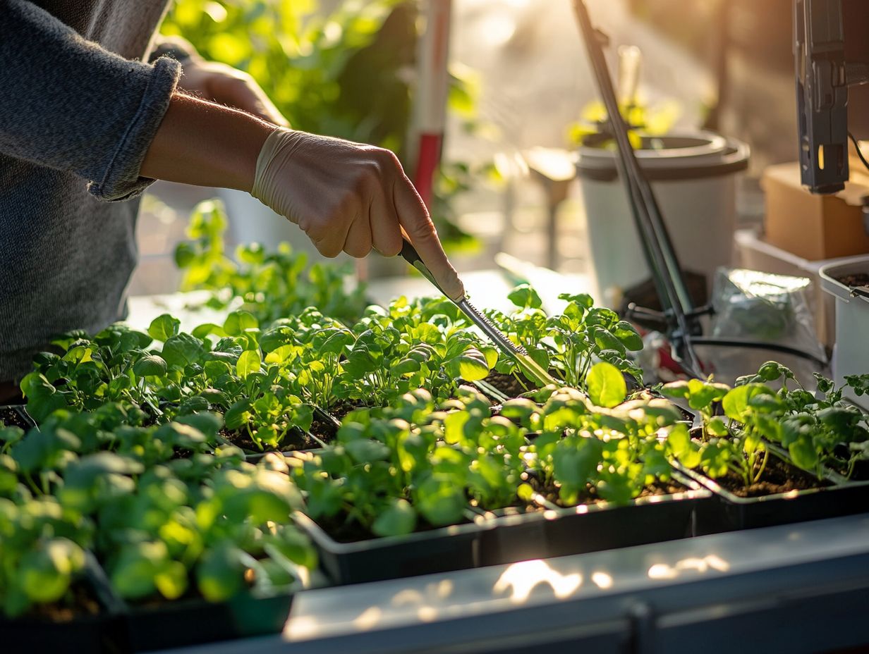 Illustration of Various Chemical Pest Control Strategies in Hydroponic Gardening