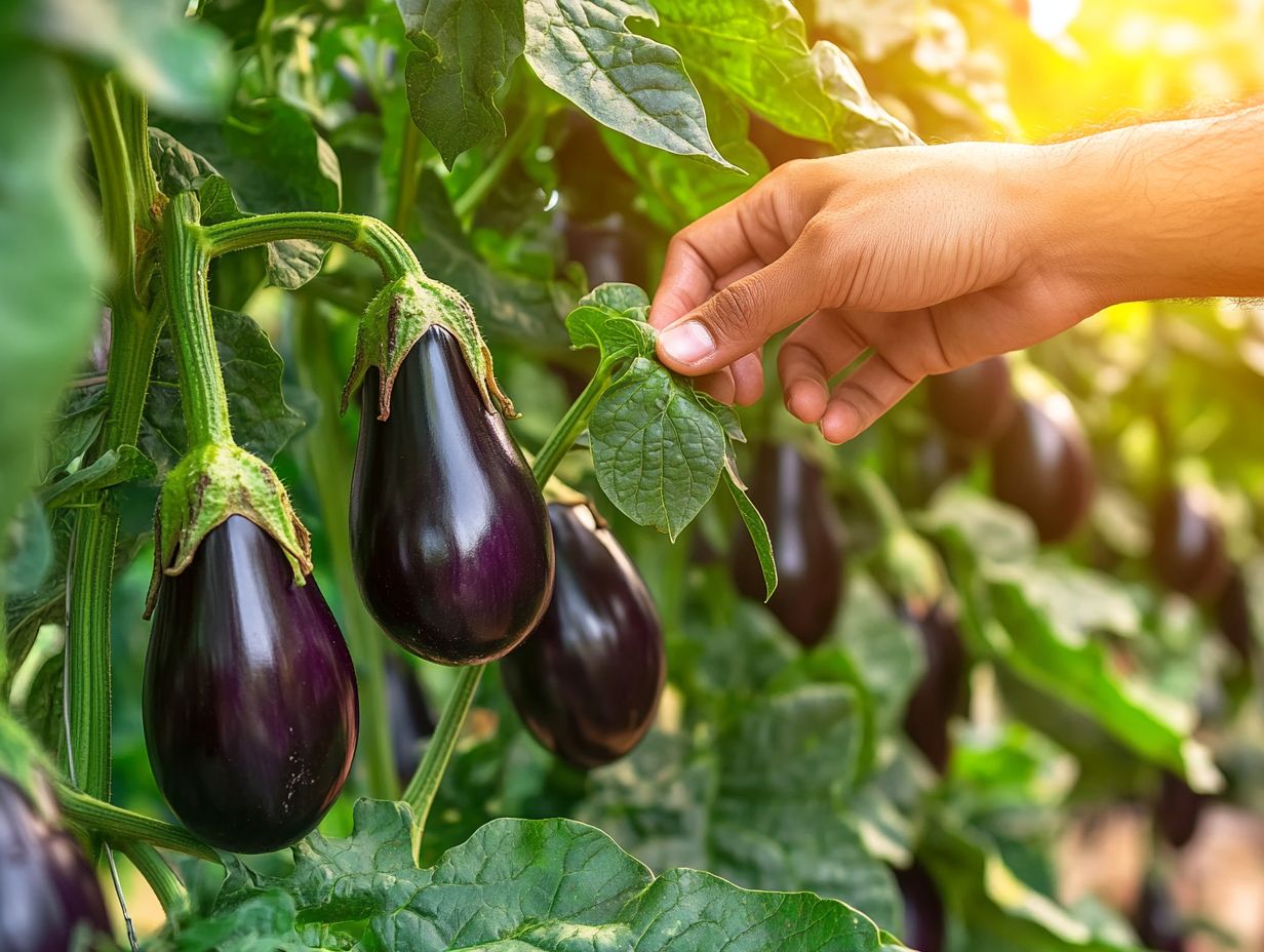 Harvesting and Using Hydroponic Eggplants