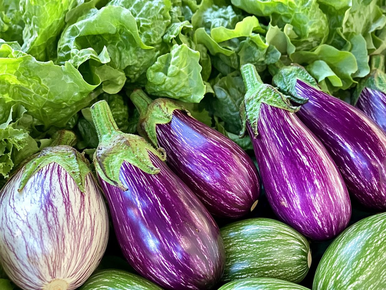 Image illustrating frequently asked questions about eggplant care