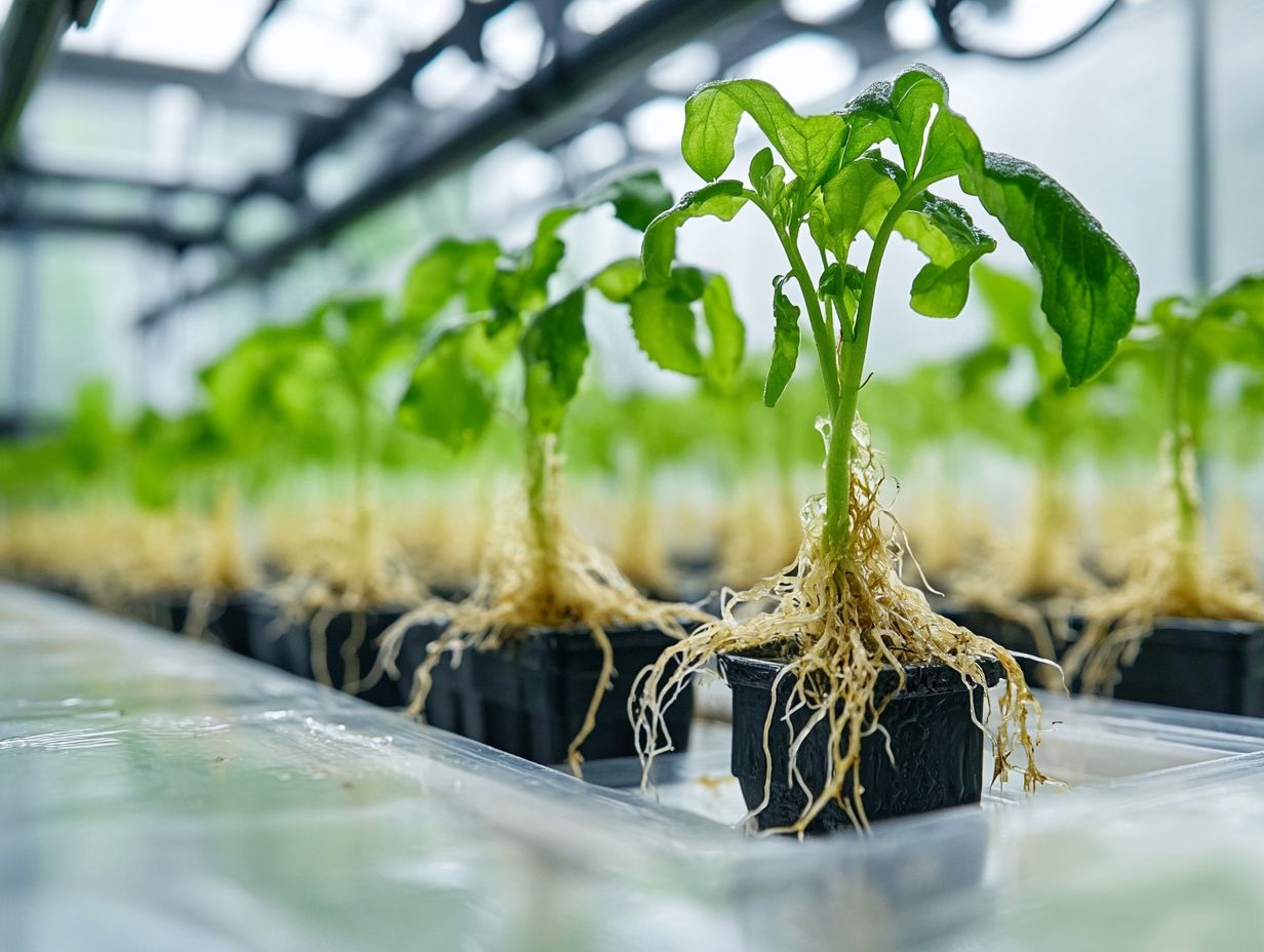 Signs of overwatering in hydroponic plants