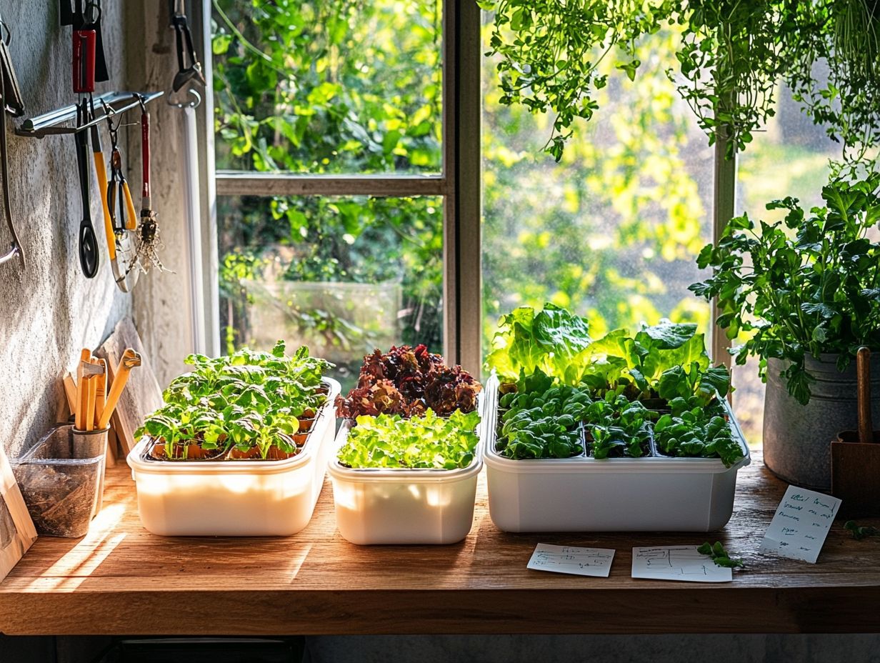 Image depicting common questions about DIY hydroponic gardening