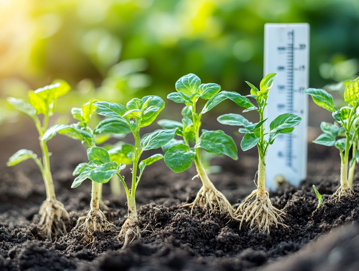 What is the significance of temperature on nutrient uptake in plants?