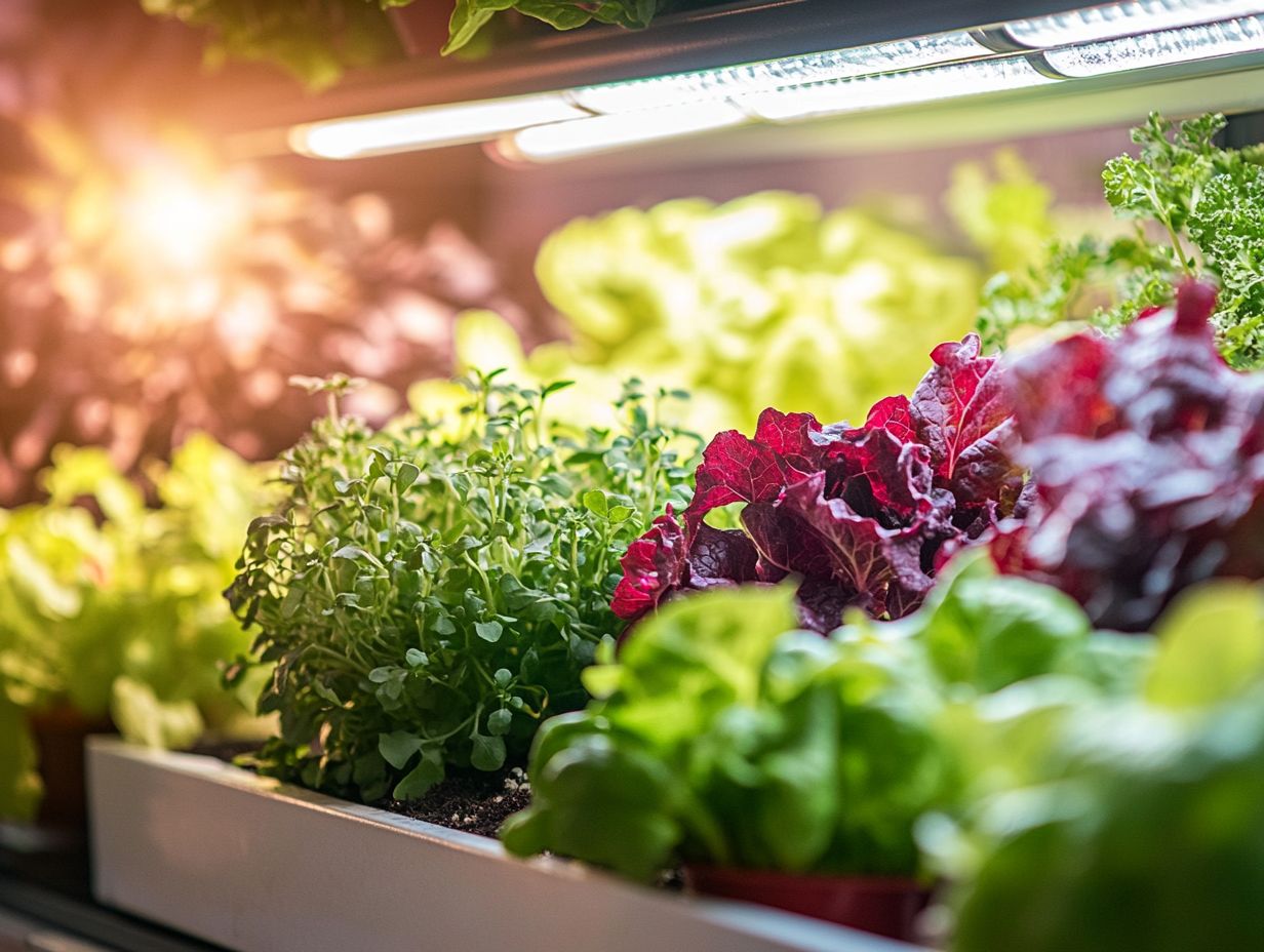 Illustration of a DIY Hydroponic Garden Setup