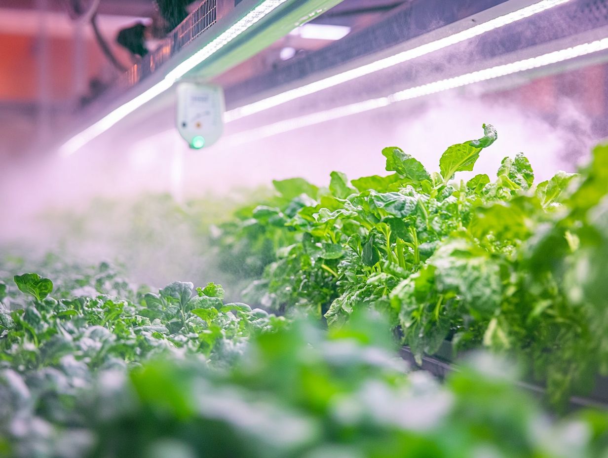 Visual guide to common temperature issues in hydroponic systems for better plant care.