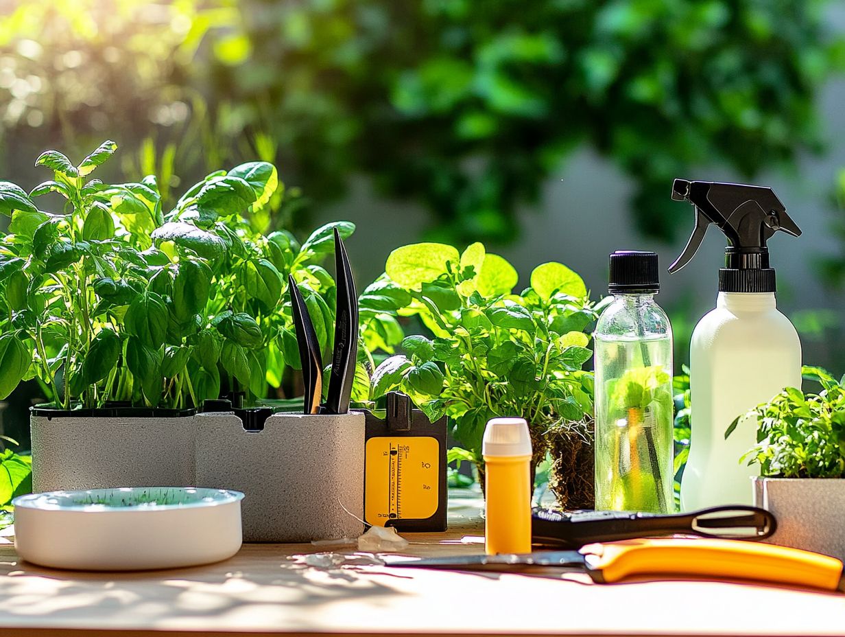 A hydroponic system showing the importance of regular water testing.