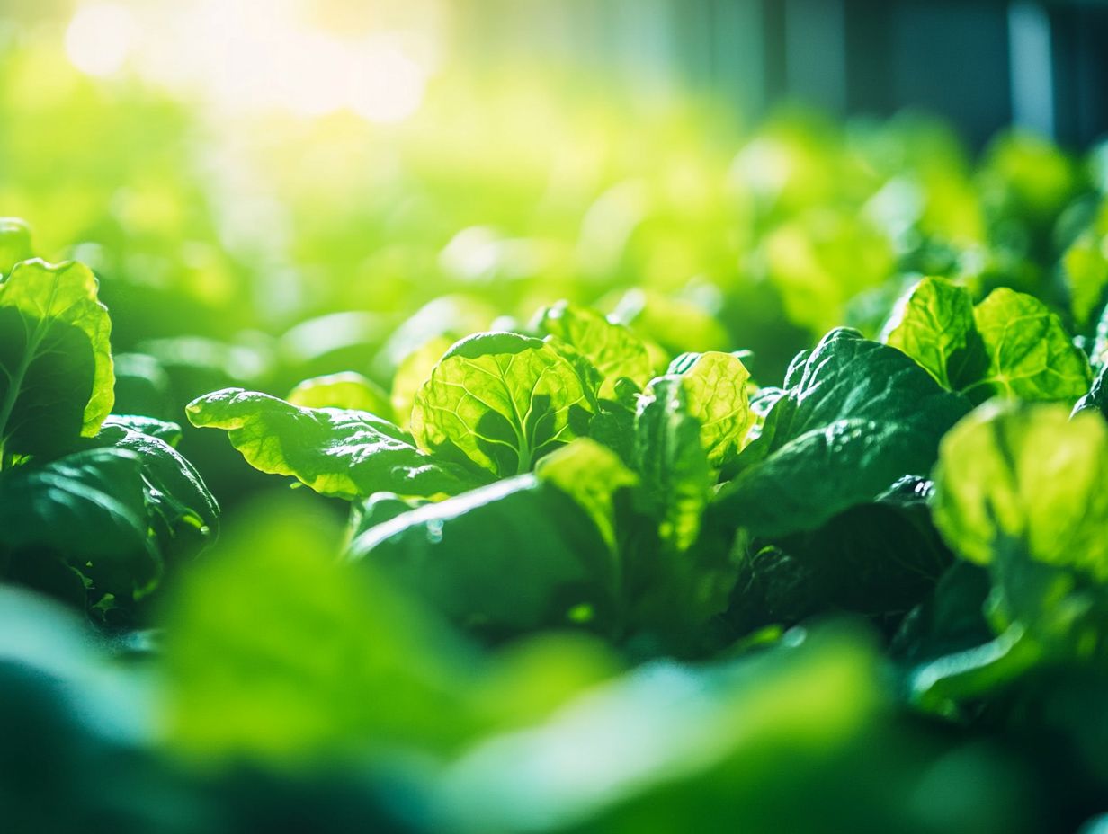 How does nitrogen affect plant growth in a hydroponic system?