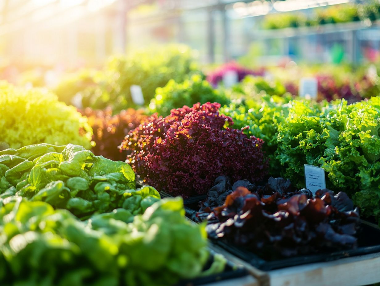 Image showing the top 10 hydroponic plant varieties for high yields.