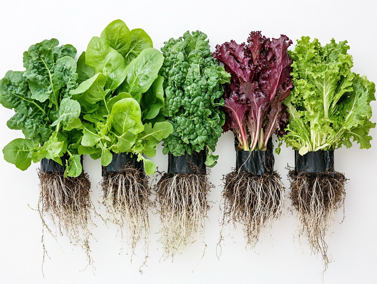 Swiss Chard in a Hydroponic Garden