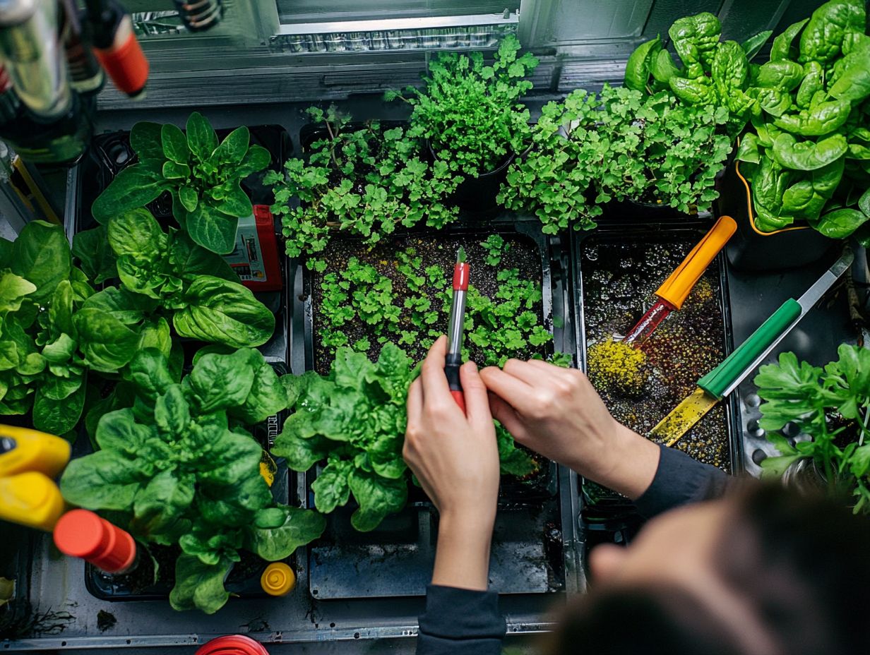 Image showing pH levels in hydroponic gardening