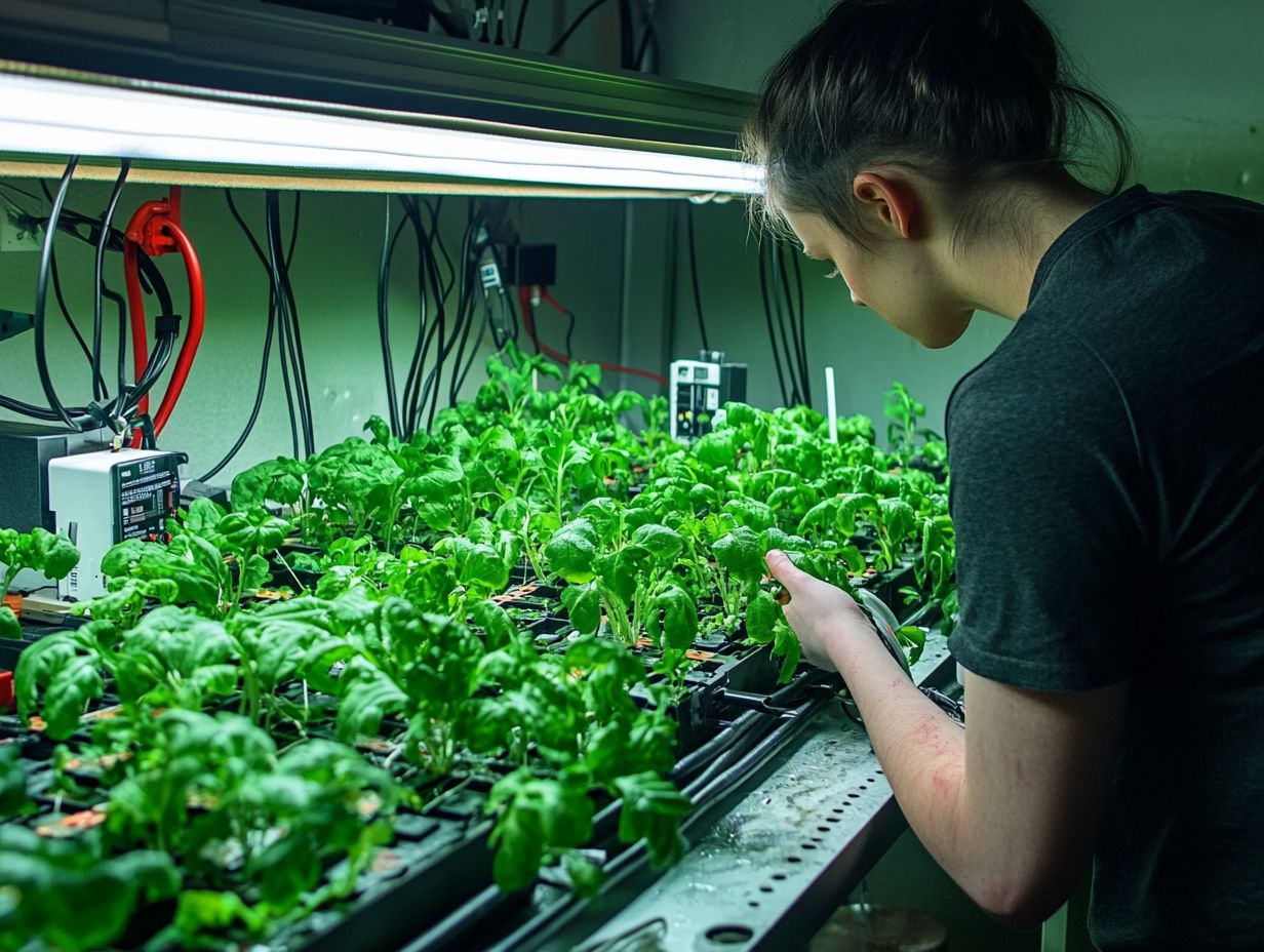 Common electrical challenges in hydroponics.