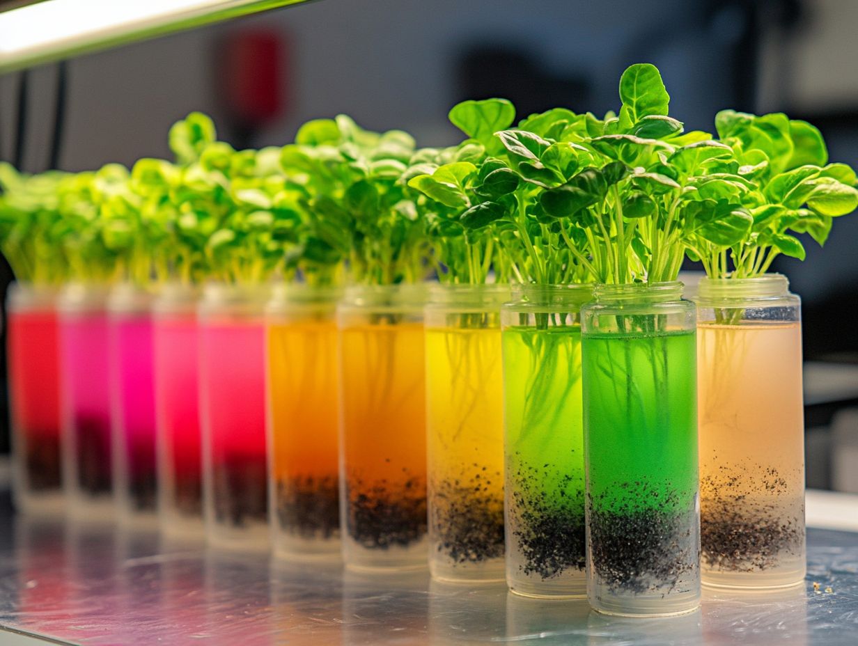 What are the main components of hydroponic nutrient solutions?