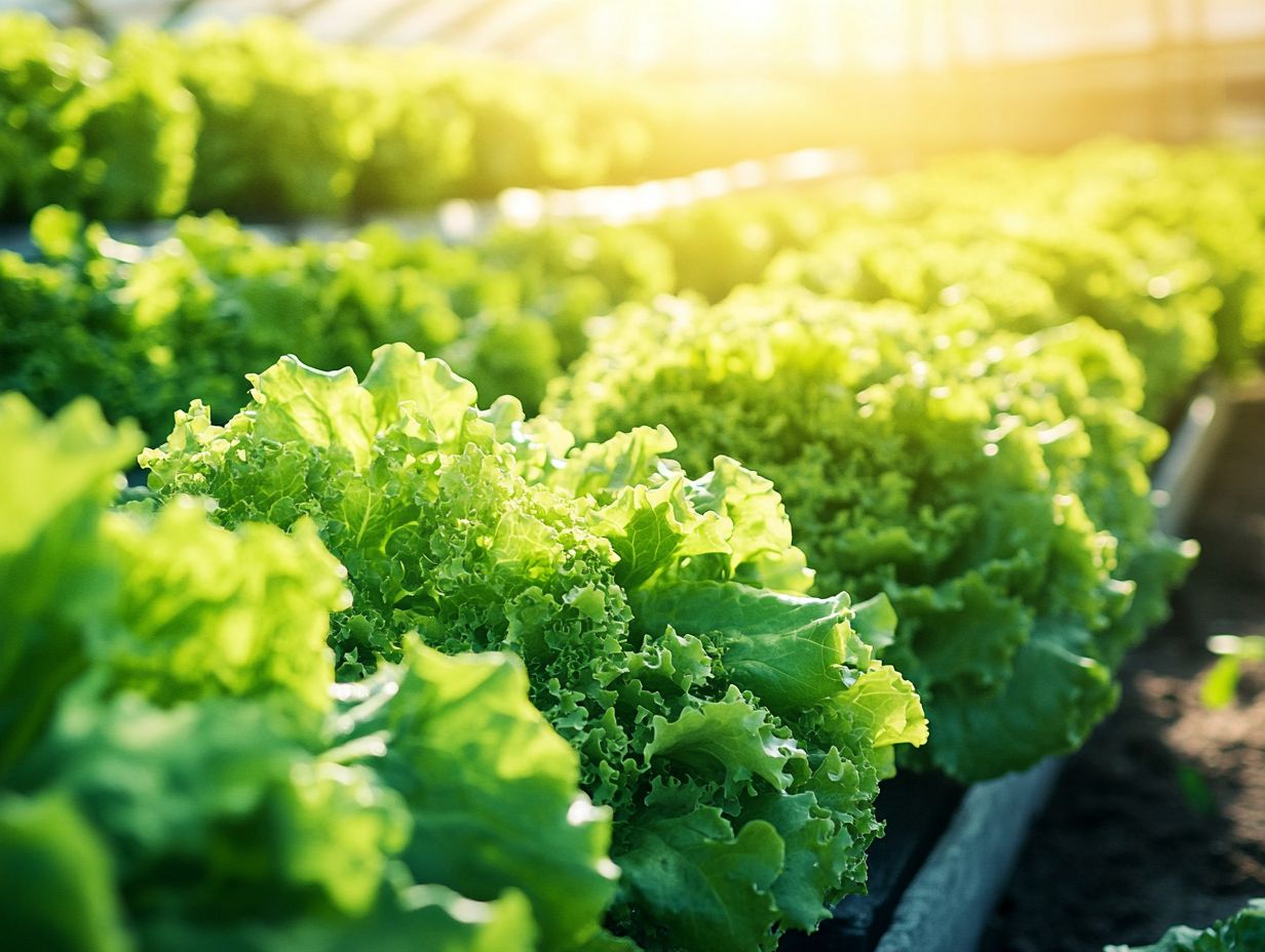 Hydroponics allows year-round vegetable production by using a nutrient-rich solution.