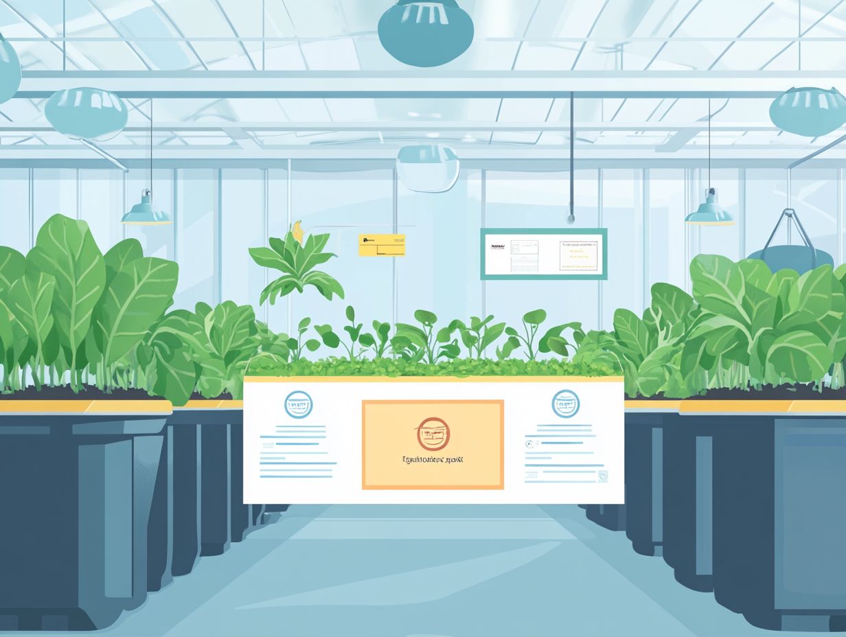 Image illustrating key takeaways about hydroponic gardening certifications.