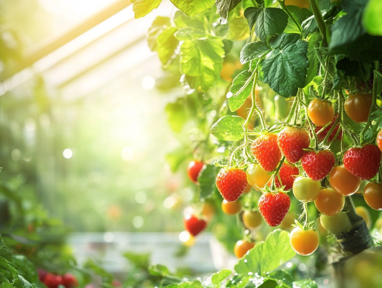 Image depicting various fruits suitable for hydroponic growing