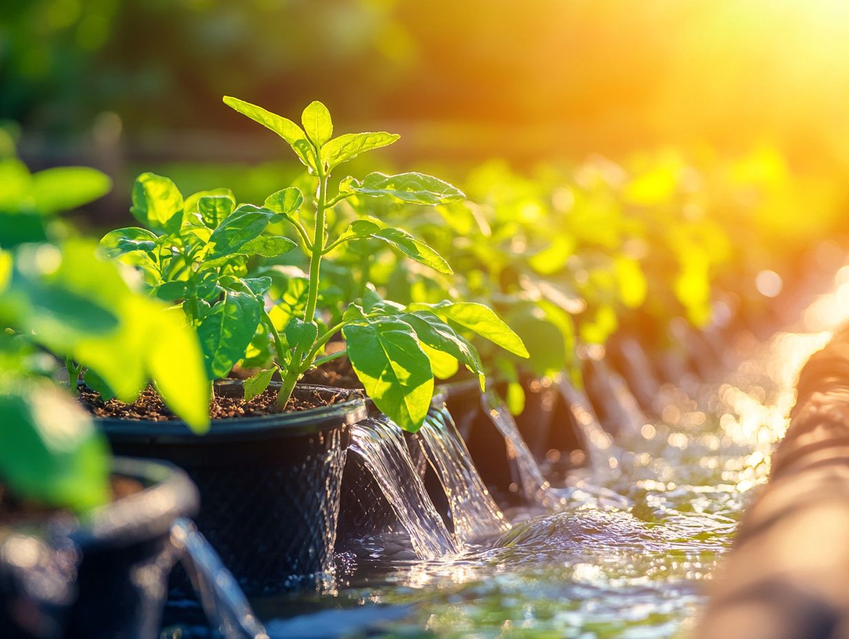 Illustration of the benefits of Nutrient Film Technique in hydroponic gardening