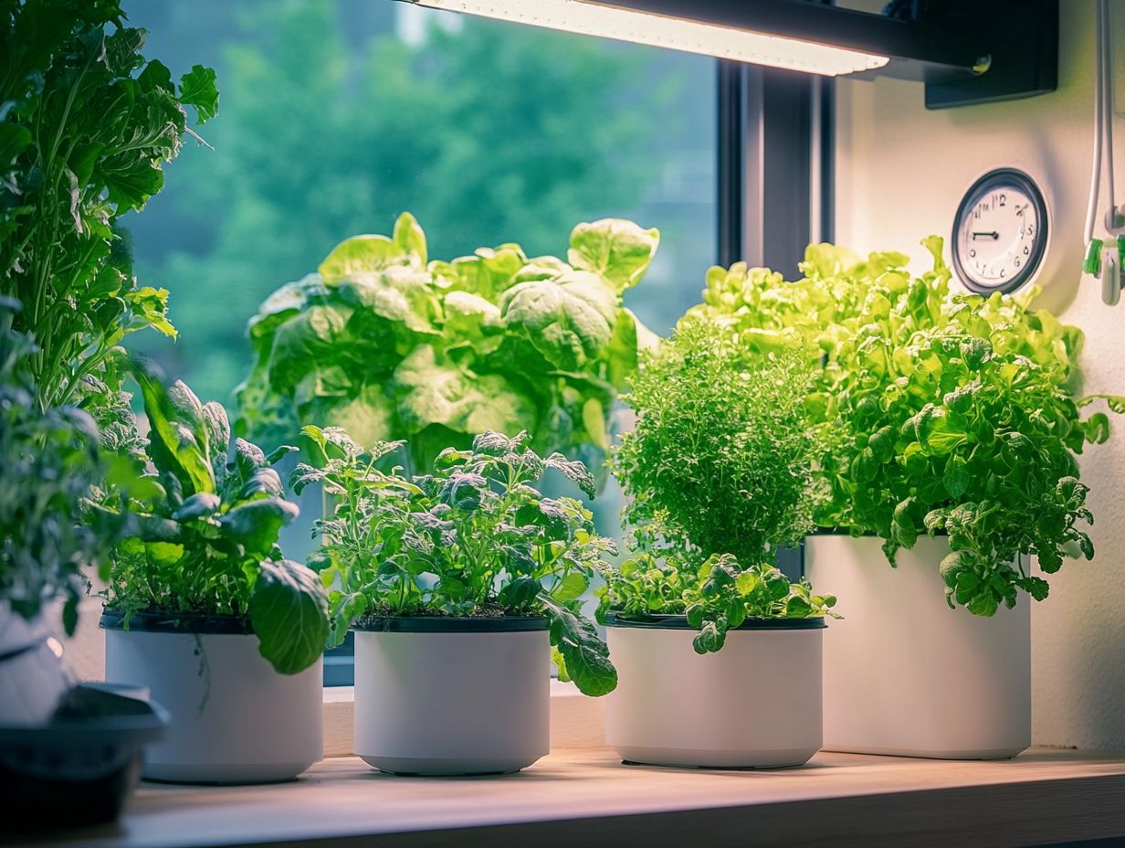 Start hydroponic gardening in spring or fall